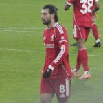 Szoboszlai Dominik Liverpool-mezben
