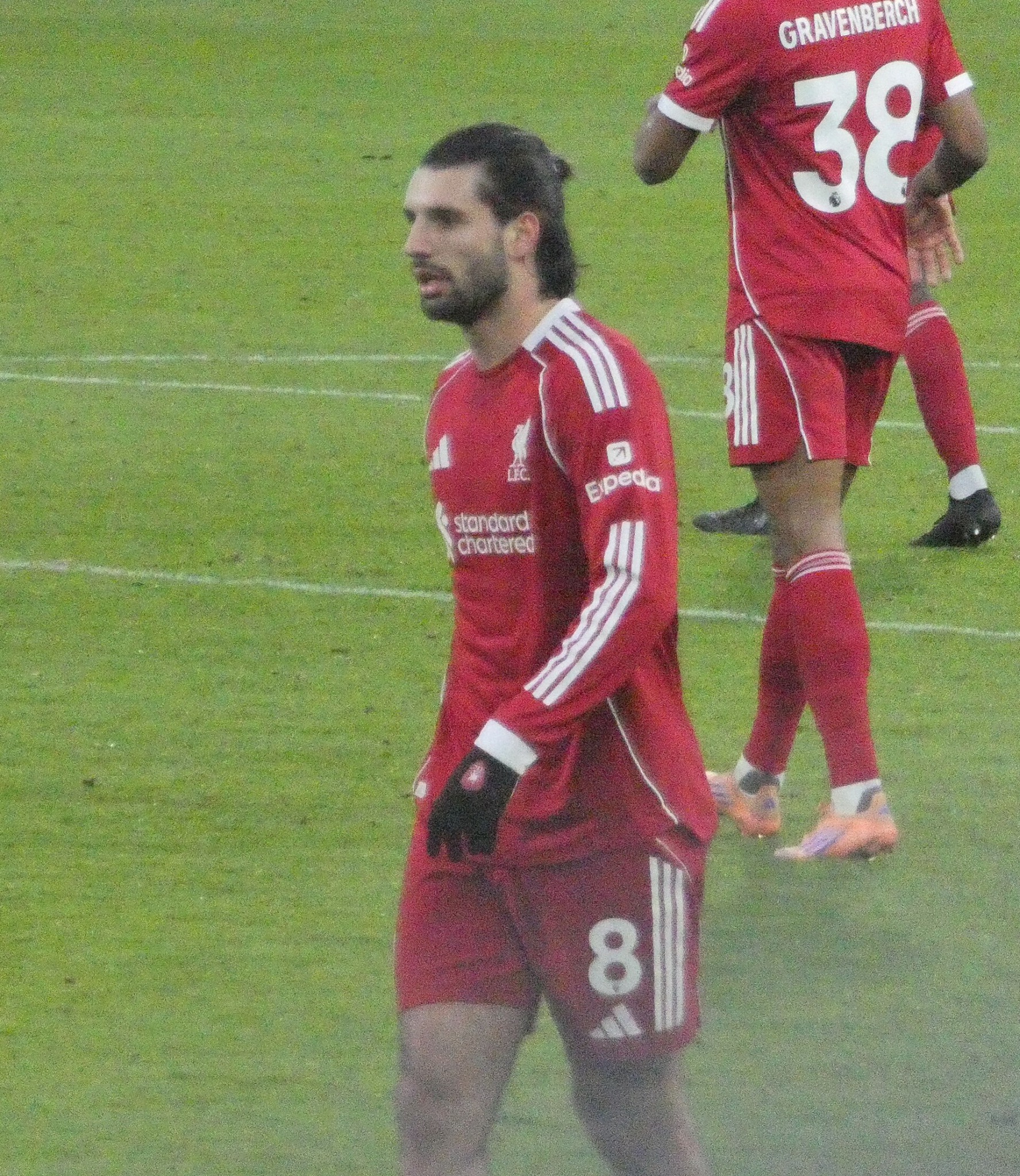 Szoboszlai Dominik Liverpool-mezben