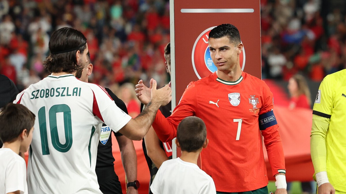 Szoboszlai Dominik Cristiano Ronaldo Forrás: MLSZ / mlsz.hu
